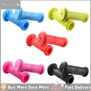 [COD] SHZTGM 1คู่จักรยานยางจับจักรยานบาร์ Grips Anti-SLIP รถสามล้อกันน้ำ Handlebar สำหรับเด็กขี่จักรยานบาร์