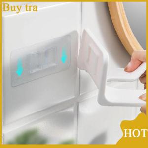 [Buytra] Phòng tắm treo tường Máy Sấy Tóc Chủ vòi hoa sen lưu trữ giá tự dính nhựa hộ gia đình nhà vệ sinh tổ chức kệ