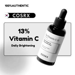COSRX The Vitamin C 13 Serum 13% Vitamin C Brightening Facial Serum Fade Dark Spots Improve Dull Complexion Even Skin Tone and Boost Skin Radiance Antioxidant Vitamin C Essence