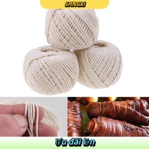 SHNGki 1 Cuộn 229 Chân Của Butcher Của Bông Sợi Dây Thừng Thịt Trussing Thổ Nhĩ Kỳ Thịt Nướng Dây Dây