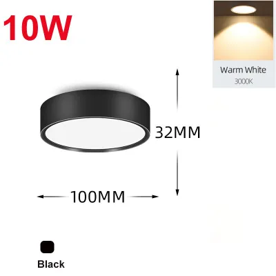 WeHome LED Pin light 175V-265V Surface Mounted led Ceiling Light 3W 5W 10W 15W 25W Aluminum Round Downlights Celling Lamp Spot Lights Indoor Lighting Fixtures for home
