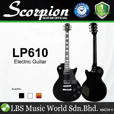 Scorpion LP610 Deluxe Series Les Paul Rosewood FB Glossy Body Electric Guitar