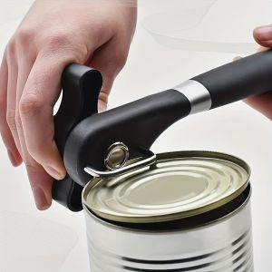 Stainless Steel Multi-Functional Can Opener - Easy Side Open Quick & Simple Kitchen Gadget Can Opener Kitchen Gadget