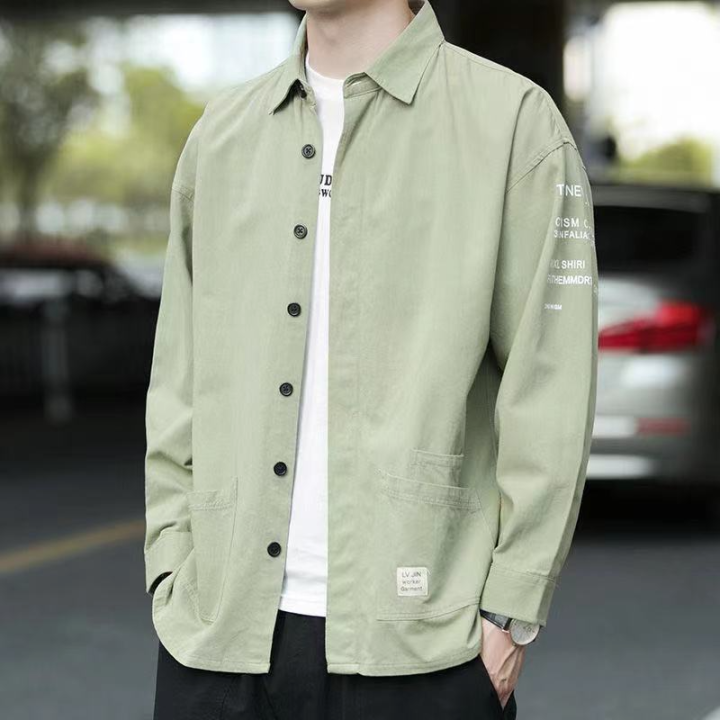 Korean Mens Latest Fashion Shirts Smart Casual Korean Style Male