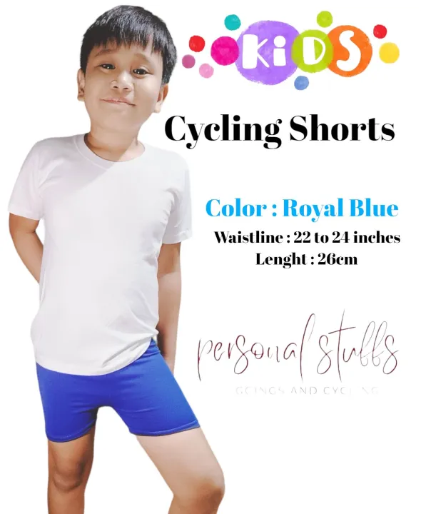 Cycling Shorts for Kids Plain Black and Blue for Girls and Boys Lazada PH