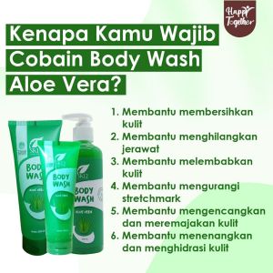 Body Wash Aloevera Pump 250 ml SR12 / Sabun Untuk Badan / Sabun Jerawat Punggung / Mencerahkan Kulit