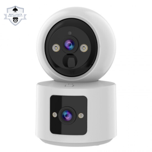 CB90DR 3MP HD Dual Lens WiFi Camera with Call Button | 3MP WiFi Camera with Call Button | Dual Lens HD Security Camera | Remote Monitoring Security Camera | Smart Home Surveillance with Call Button | Commercial Wireless Security Camera