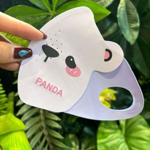 Childrens sunscreen masks for boys and girls cute cartoon teddy bear babies UV resistant masks