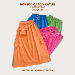 Rok Anak Perempuan Panjang Rok Anak Tanggung Fashion Anak Perempuan Rok Cargo Anak NomenaKids 4434