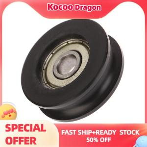 Kocoo ลูกรอกเหล็กเคลือบ626รูปตัวยูสำหรับหน้าต่างประตูเลื่อนล้อเลื่อนสำหรับประตูบานเลื่อนลูกปืน