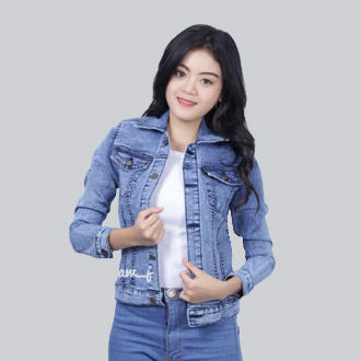 jaket jeans wash wanita terbaru 2022 Lazada Indonesia