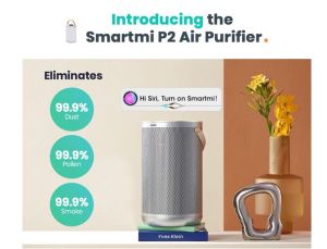 Máy Lọc Không Khí Smartmi Air Purifier P2 - 45W diện tích 28m² kết nối App Mihome (bản quốc tế)