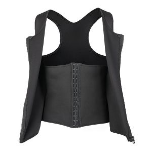 Ritsleting Rompi Korset Pelangsingkorset Perut Pria Pembakar Lemak Shapewear Corset Pelangsing Perut Celana Dalam Korset Pinggang Waist Body Shaper Waist Trainer