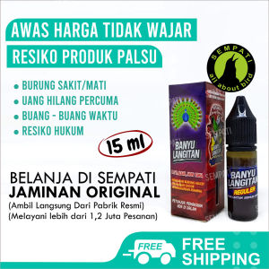 SEMPATI Vitamin Banyu Langitan Regular Obat Penggacor Burung Murai Kacer Cucak Trucuk Pleci Kolibri Anis Kapas Tembak BYRGL