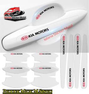 Sticker Pelindung Handle Pintu Mobil Stiker Anti Lecet Gores Gagang Untuk kia motors Pelindung