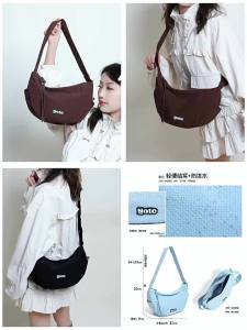 2026 New popular nylon dumpling bag of the year lightweight sports cycling bag for men and women crossbody bag