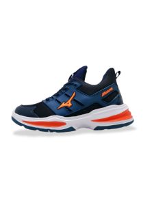 Sepatu Lari Pria Sportive 2024 Empuk Bernapas - Biru Laut/Tan/Metalik