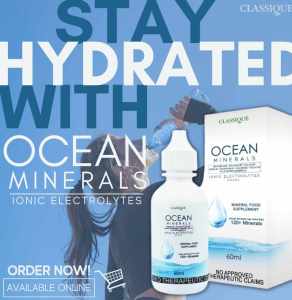 1 60ml OCEAN MINERALS Ioinic Electrolytes
