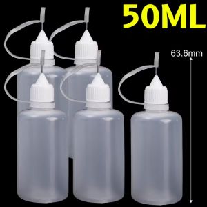 10PCS Precision Tip Applicator Bottles Needle Fine Tip Squeeze Glue Applicator Bottles for Quilling Craft Paint Clay Tools Gifts