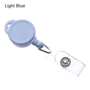 OKONOK 1pc Bền chặt Thời trang Văn phòng phẩm Clip Chống Mất Tích Kẹp Người giữ huy hiệu Dây buộc Vòng chìa khóa Có thể thu vào