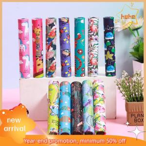 huhe Cute Cartoon Magic Kaleidoscope Toy Portable Rotating Kaleidoscope Classic Science Experiment Educational Toys Kid Gifts