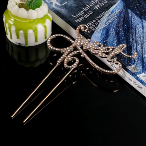 Sweet 16 Cake Topper 16th Birthday Party Themes With for Rhinestone Decoration A