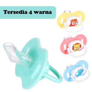 MYX Store Empeng Dot Bayi Bulat Datar Baby Pacifier Soother Kompeng Food Grade Silikon Biasa