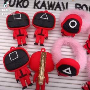 Ready Stok Girl Accessories Squid Game 3D Hair clip/Hair Ring .