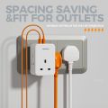 TESSAN Multi Plug Extension Wall Charger with USB C Plug Adapter UK Multi Plug Adaptor, Type C Charger Wall Socket Multiplug Socket  for Phone,Tablet. 