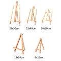 Natural Wood Mini Easel Frame Multifunctional Wooden Display Mini Tripod Easel Stand Art Supplies. 