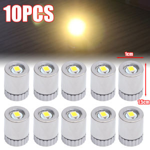 【Snuggery】10Pcs Rotating Illuminated Miniature LED Button Lights Bead for Party Bar Atmosphere Decoration Mini Electronic Small Colored Lamp