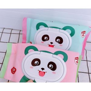 Gói khăn giấy ướt Phú Đạt 120 tờ không mùi nhiều hình gấu đáng yêu an toàn cho da békhông gây kích ứng da (120 tờ/gói)