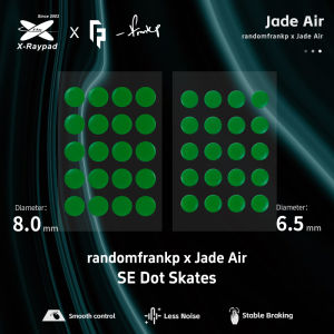 randomfrankp x X-Raypad Jade Air SE DIY Mouse Skates Universal Dots