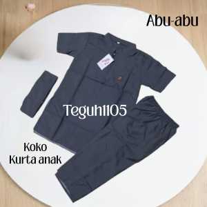 BAJU ANAK LAKI - LAKI KOKO KURTA LENGAN PENDEK USIA 2 - 13 TAHUN BAHAN SALUR  HALUS LEMBUT DAN ADEM FOTO REAL PICTURE TERMURAH