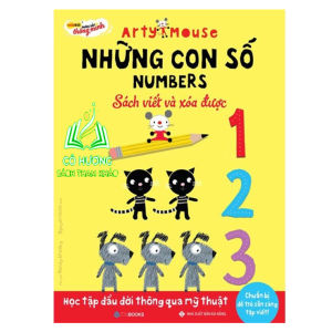 Sách - Arty Mouse Những con số (sách viết và xóa được)