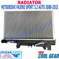หม้อน้ำ มิตซูบิชิ ปาเจโร่ สปอรต์ 3.2L เกียร์ ออโต้ ปี 2008 - 2015 RD0038 Cool Gear รหัส 261470-1100  Radiator MITSUBISHI PAJERO SPORT 3.2L AUTO  AT Ocean cool  อะไหล่ รถยนต์. 