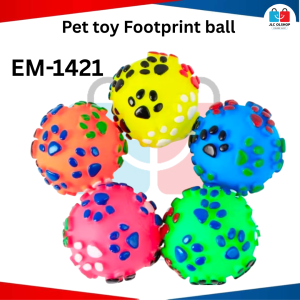 Toy Mini Ball  Dog or Cat rubber spike toy squeaky soud Em- 1421