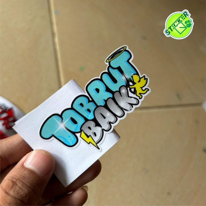 Sticker Tobru Baik STIKER SATUAN PRINTCUT TOBRUT BAIK TINGGAL TEMPEL