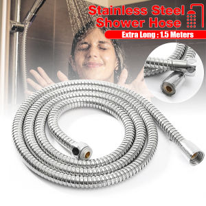 High Quality SUS304 Stainless Steel Shower Hose Universal Flexible Shower Pipes Tubing/Hoses Toilet Bidet Sparyer Hose Bathroom Accessories 1.5M 2M Shower Tube