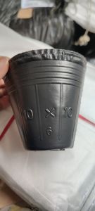 Set 10 bầu ươm cỡ nhỏ KT 10x10cm bầu nilon đen