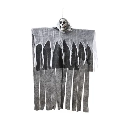 Properti Halloween Hanging Ghost Skeleton Skull Decoration Dekorasi Gantung Tengkorak Hantu Mainan Prank Rumah Hantu