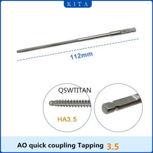 KITA Stainless Steel Bone Tap AO Quick Coupling Autoclaveable Orthopedic Surgery Instrument pet