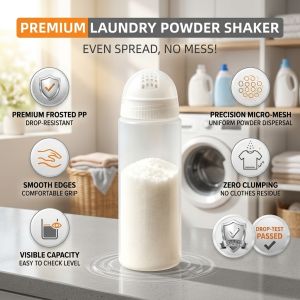 Laundry Detergent Powder Dispenser Soap Storage Canister Airtight Large Capacity Portable Moisture Proof Household Organizer