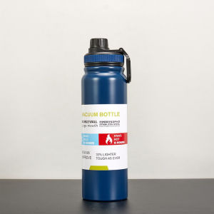 Thermal Flasks Double Wall Insulated Water Bottle Outdoor Sports Tumbler 600ml/1000ml - 304 Stainless Steel Portable w/ Tea Strainer Filter for Gym & Hiking