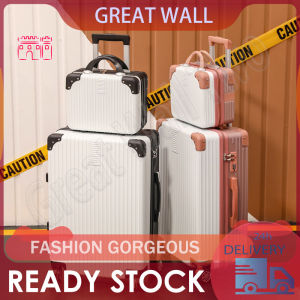 High-value luggage female 20-inch travel trolley case male 28-inch password suitcase 24-inch large-capacity zipper mother-of-pearl box essential for travel suitable for students 1 year warranty