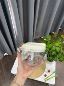 Máy Xay Tỏi Ớt Mini Kailer – Cối Xay Kéo Tay Tiện Lợi Nhựa Cao Cấp Lưỡi Inox Bền