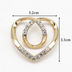 Jozoo Multi-functional Scarf Ring Shawl Brooch Alloy Ring Silk Scarf Pin Women Accessories