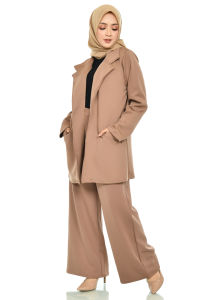 Nhm Blazer Casual Formal Wanita Scuba Premium