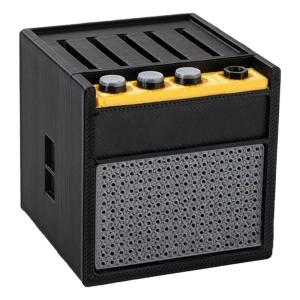 Xách tay đồ đựng Miếng gảy đàn guitar với Pick khe cắm Pick lưu trữ hộp Đèn Trọng lượng loa hình dạng Guitar plectrums trường hợp hộp