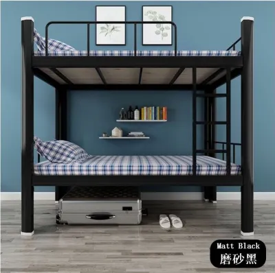 Premium Heavy Duty Extra Thick Steel Double Decker Bed Frame / Katil Dua Tingkat / Besi Katil Tidur Dua Orang Single Bed Katil Single Besi Lipat Katil bujang